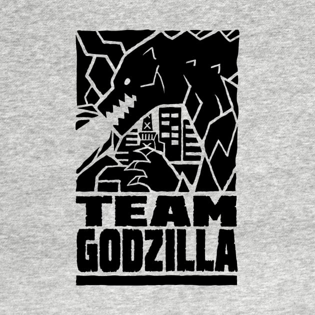 Godzilla vs King Kong - TEAM GODZILLA by grandpabats